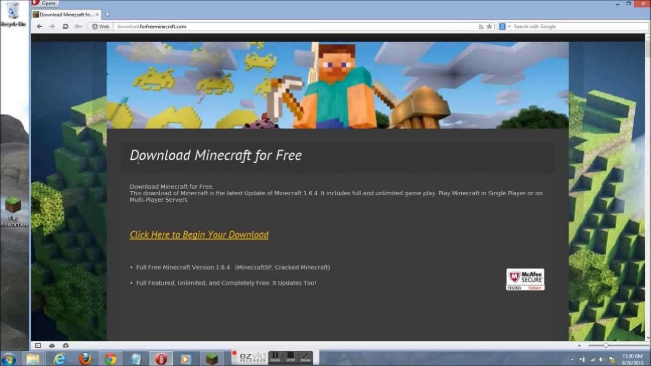 download minecraft for pc mac